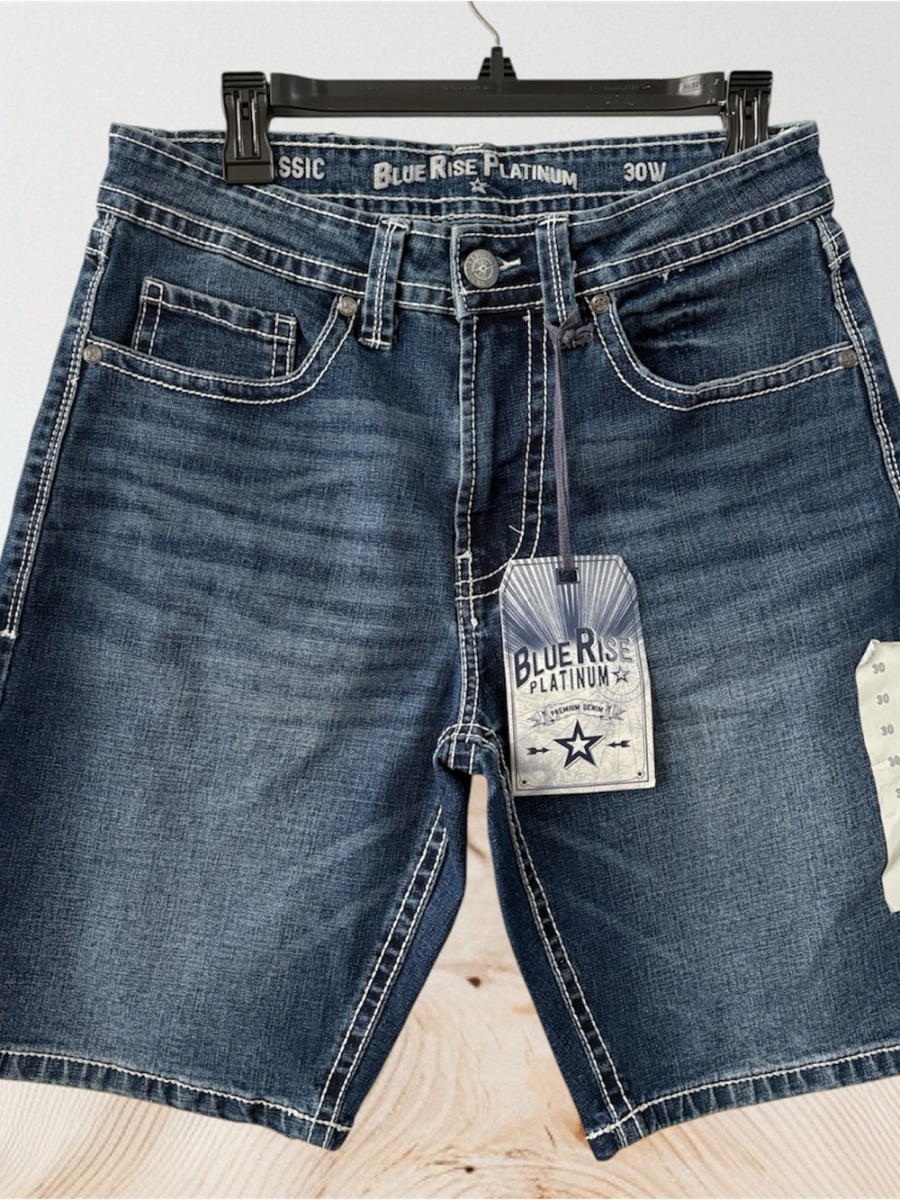 Men’s Indigo Denim Jean Shorts
